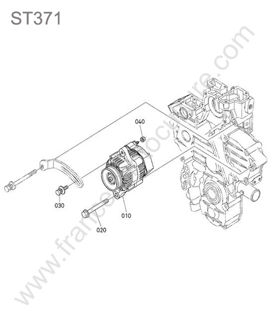 Alternateur KUBOTA ST371