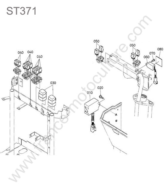 Relais / centrale clignotante KUBOTA ST371