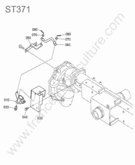 KUBOTA - ST371 : Detecteur pont avant