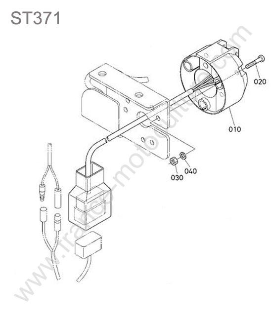 Prise remorque KUBOTA ST371