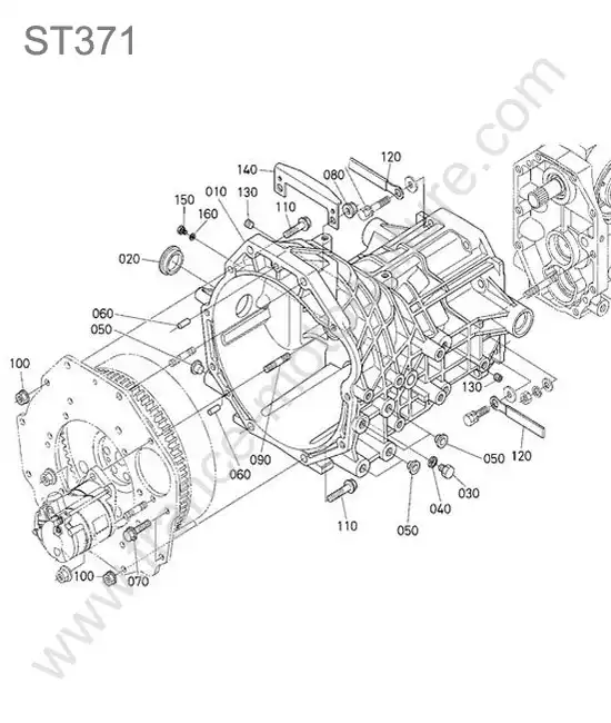 Carter embrayage KUBOTA ST371