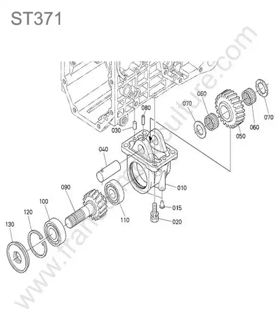 Prise force ventrale KUBOTA ST371