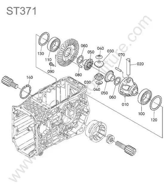 Differentiel arriere KUBOTA ST371