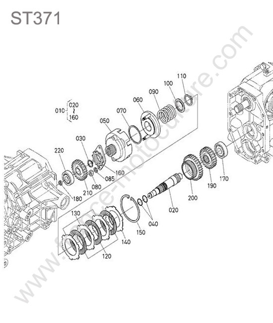 Embrayage hst KUBOTA ST371