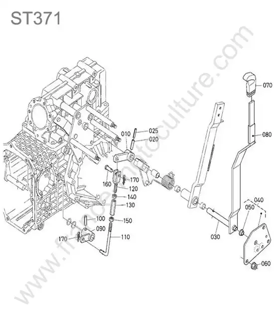 Levier gamme KUBOTA ST371