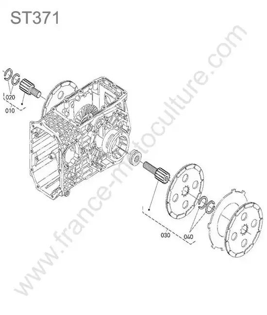 Arbre frein KUBOTA ST371