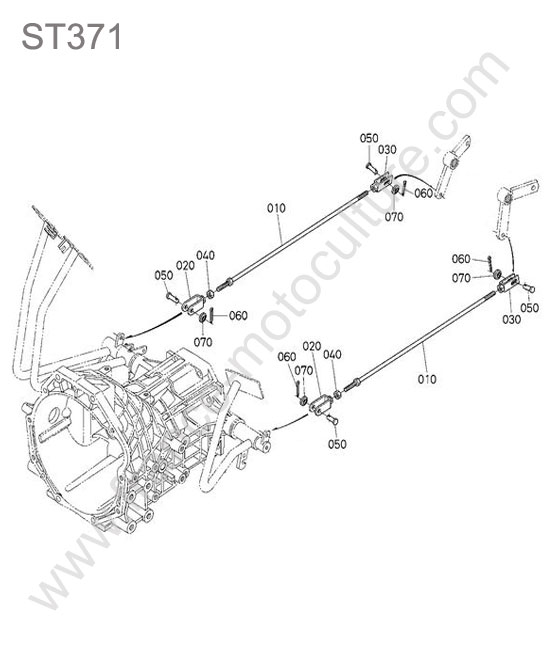 Commande frein KUBOTA ST371