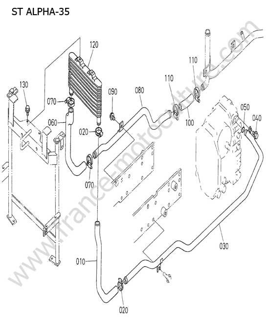 Radiateur d huile KUBOTA STA35