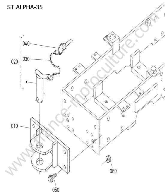 Attelage avant KUBOTA STA35