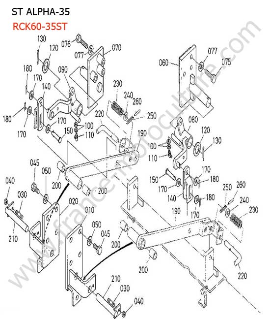 Maillon de levage RCK60 KUBOTA STA35