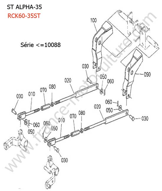 Tirant levage RCK60 1 KUBOTA STA35