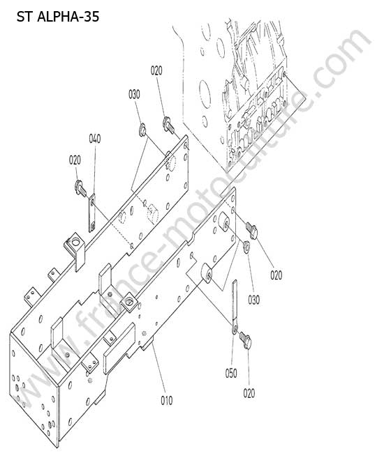 Chassis avant KUBOTA STA35