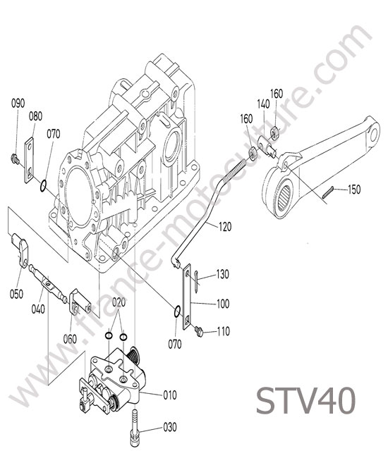 Distributeur relevage KUBOTA STV40