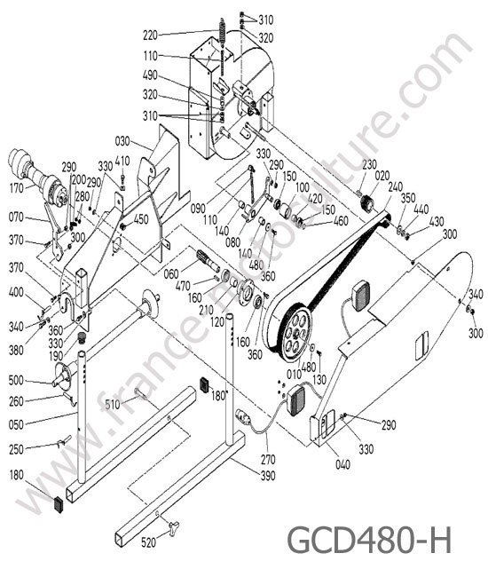 Transmission - GCD480H  KUBOTA STV40