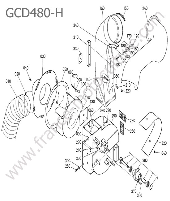 Turbine - GCD480H KUBOTA STV40