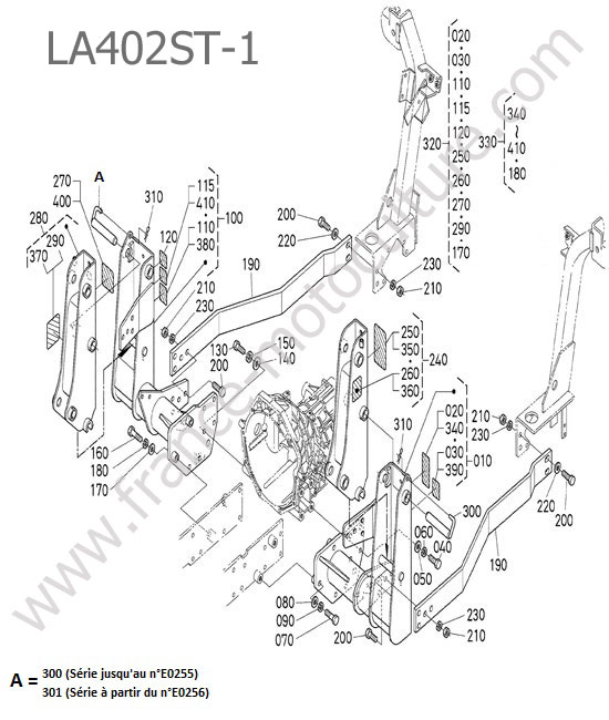 Chassis - LA402ST KUBOTA STV40