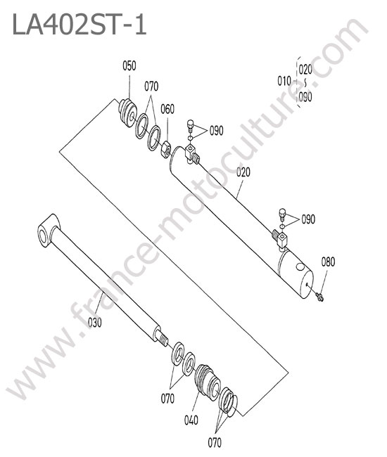 Verin bennage - LA402ST KUBOTA STV40