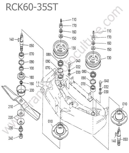 Lame - RCK60-35ST KUBOTA STV40