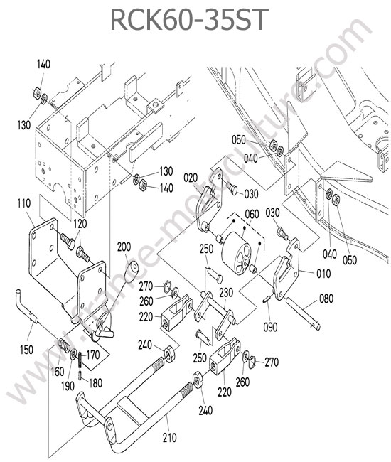 Tirant - RCK60-35ST KUBOTA STV40