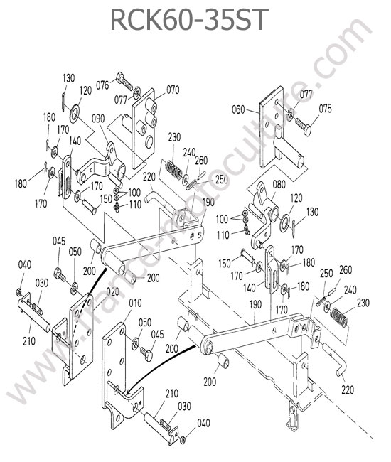 Fixation - RCK60-35ST KUBOTA STV40