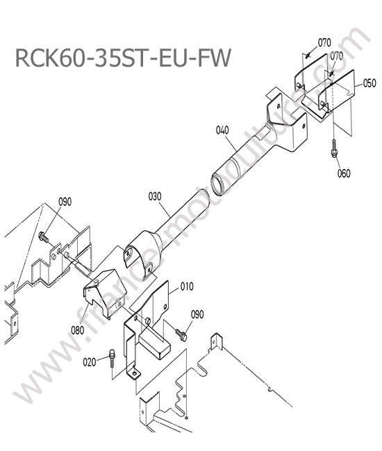 Protection cardan - RCK60-35ST-EU-FW KUBOTA STV40