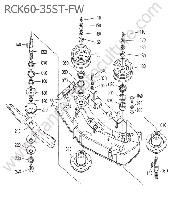 Lame - RCK60-35ST-EU-FW KUBOTA STV40