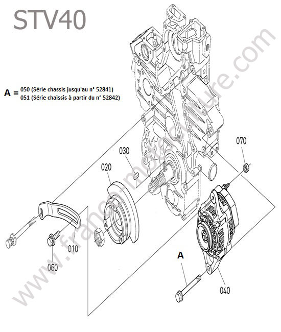 Alternateur KUBOTA STV40