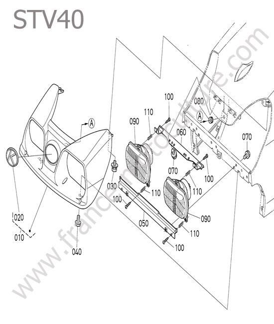 Phare KUBOTA STV40