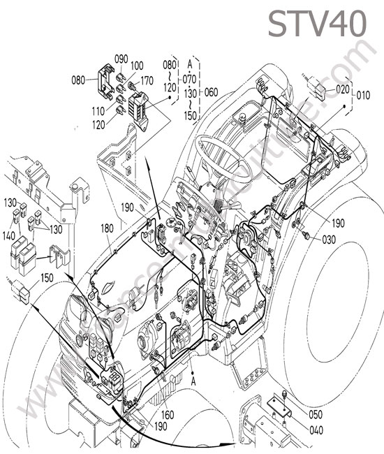 Faisceau electrique KUBOTA STV40