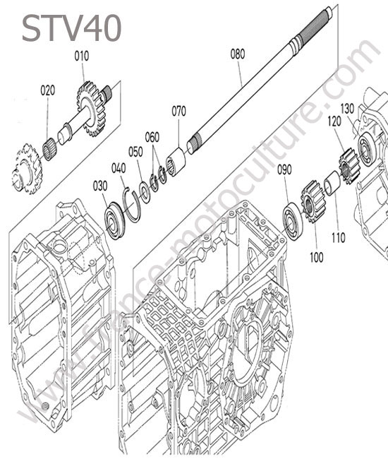 Arbre intermediaire pdf KUBOTA STV40
