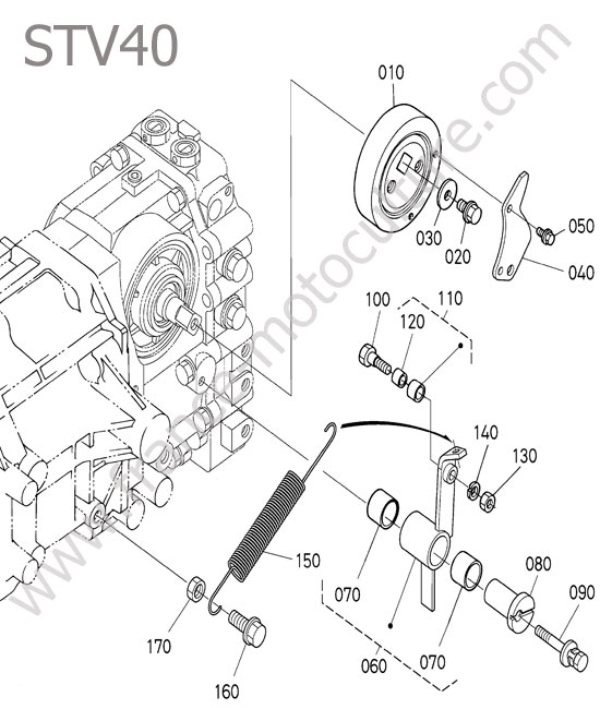 Support neutre KUBOTA STV40