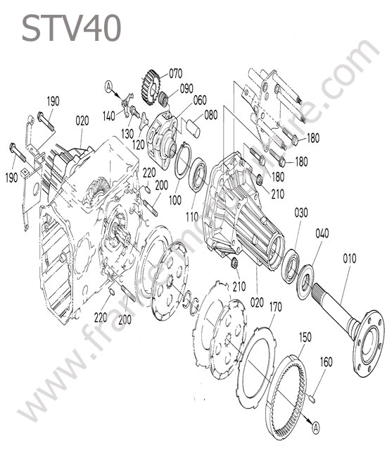 Pont arriere KUBOTA STV40