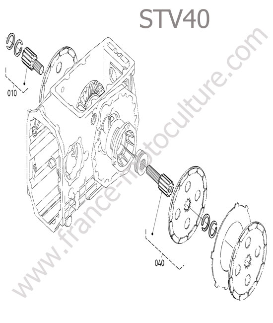 Arbre frein KUBOTA STV40