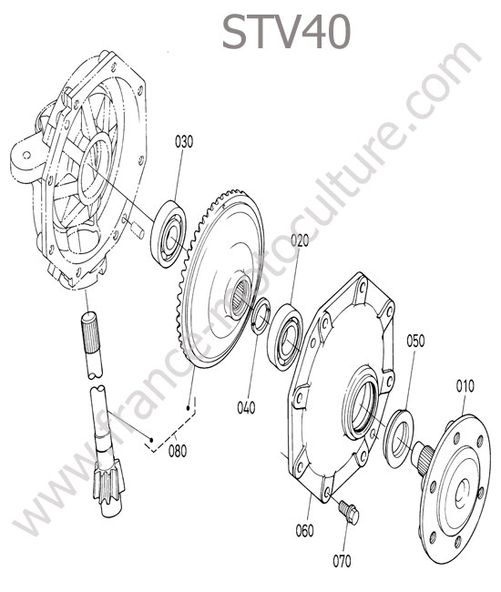Pont avant KUBOTA STV40