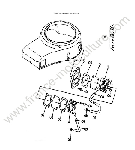 Pompe alimentation KUBOTA T1560