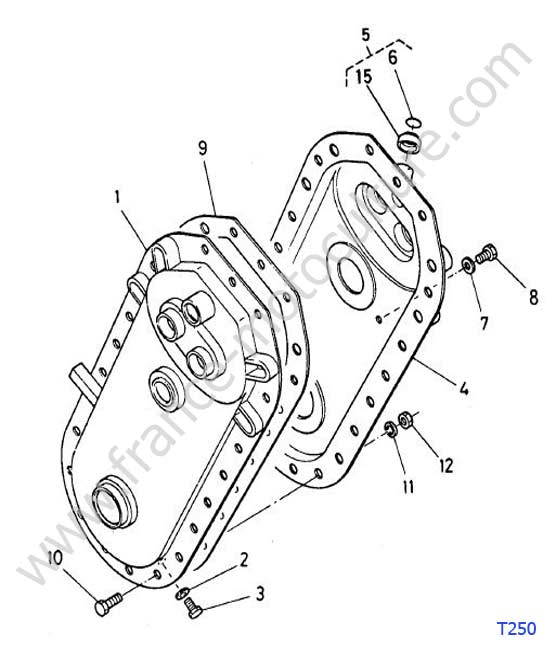 Carter pont KUBOTA T250