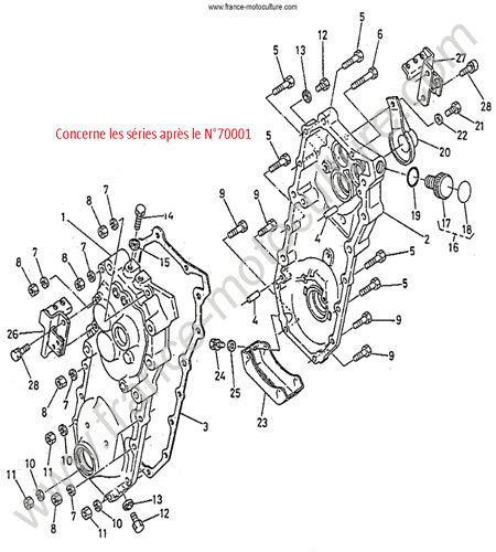 Carter transmission KUBOTA T550