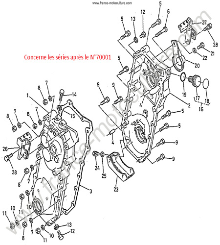 Carter transmission KUBOTA T650