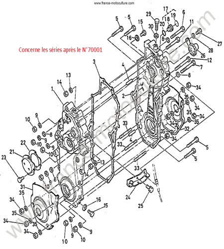 Carter transmission KUBOTA T850