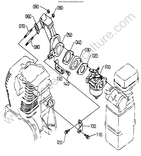 Admission KUBOTA TF100