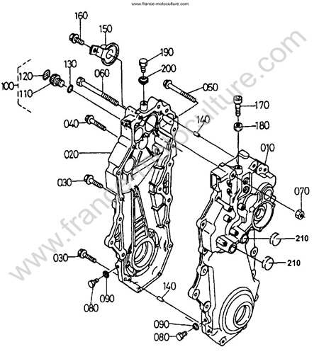Carter transmission KUBOTA TF100