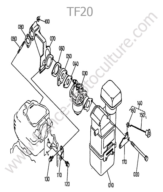 Filtre air KUBOTA TF20