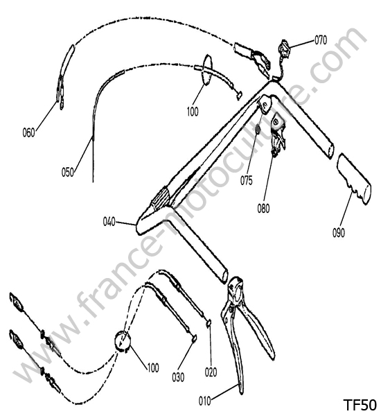 Cables KUBOTA TF50