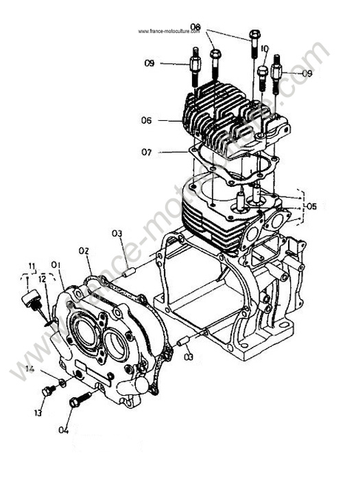 Cylindre KUBOTA TF65