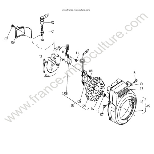 Allumage 1 KUBOTA TF65