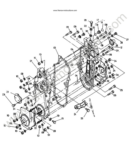 Transmission KUBOTA TF75