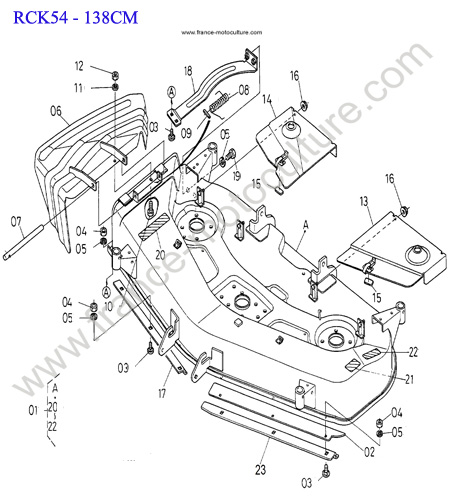 Carter - RCK54 KUBOTA TG1860
