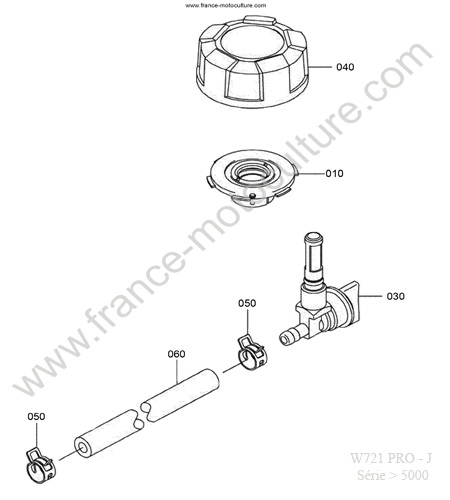 Bouchon - robinet KUBOTA W721PRO-J