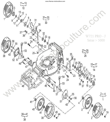 Roues KUBOTA W721PRO-J