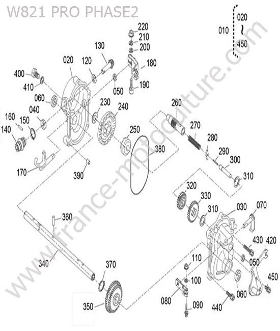 Transmission  KUBOTA W821-PRO-2